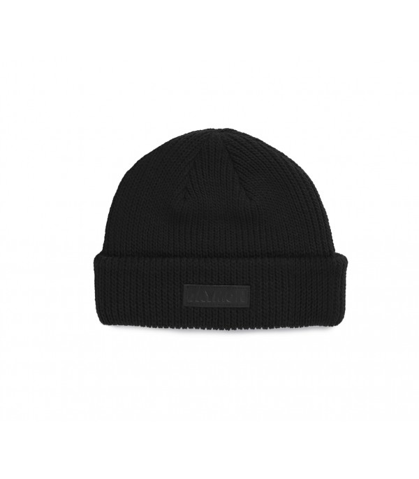 GORRO CANELADO DAYMON LOGOTYPE BLACK